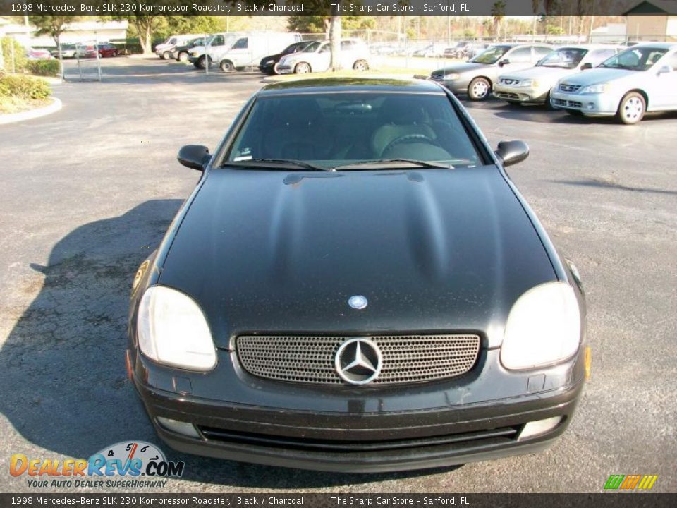 1998 Mercedes-Benz SLK 230 Kompressor Roadster Black / Charcoal Photo #6
