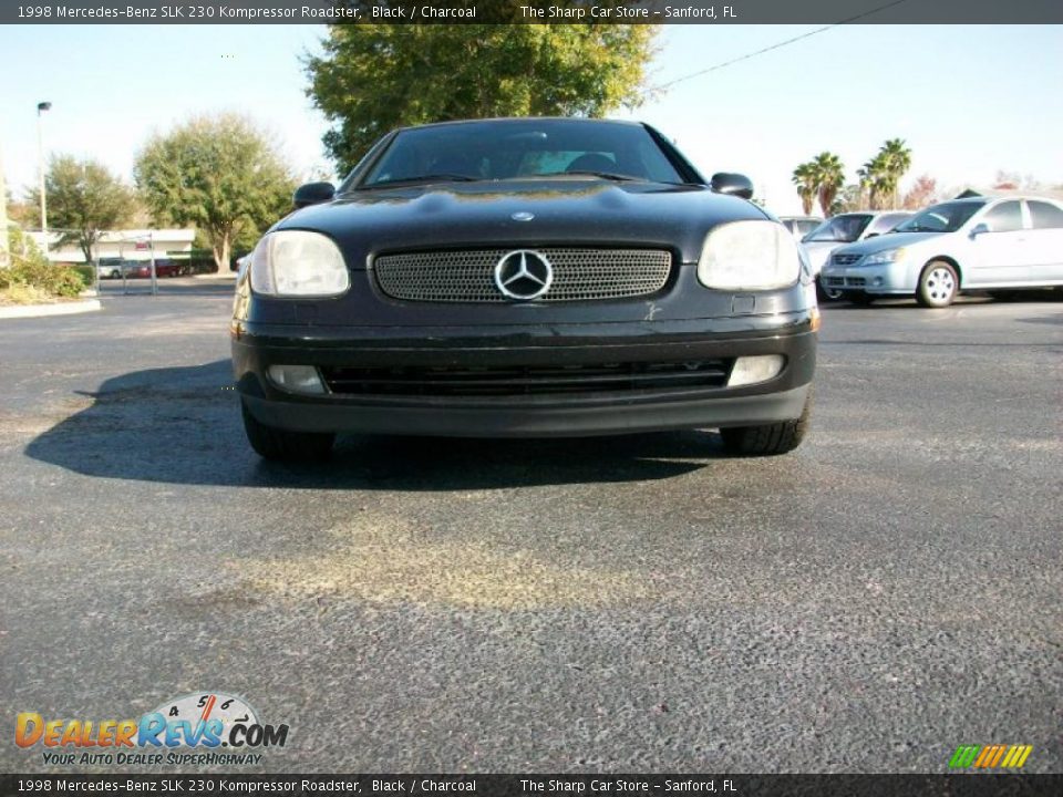 1998 Mercedes-Benz SLK 230 Kompressor Roadster Black / Charcoal Photo #7
