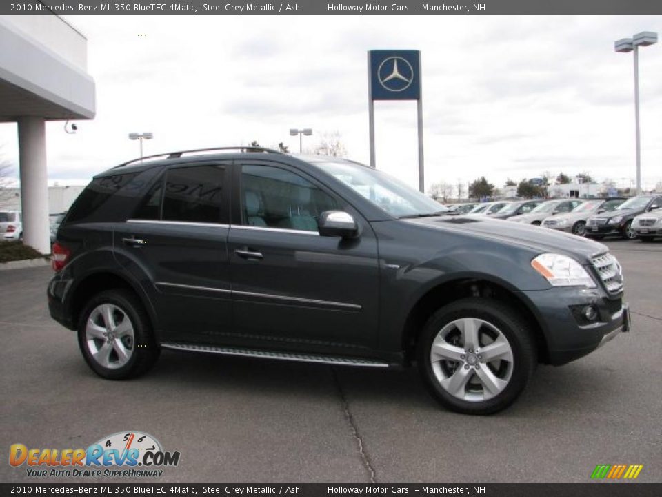 2010 Mercedes-Benz ML 350 BlueTEC 4Matic Steel Grey Metallic / Ash Photo #3
