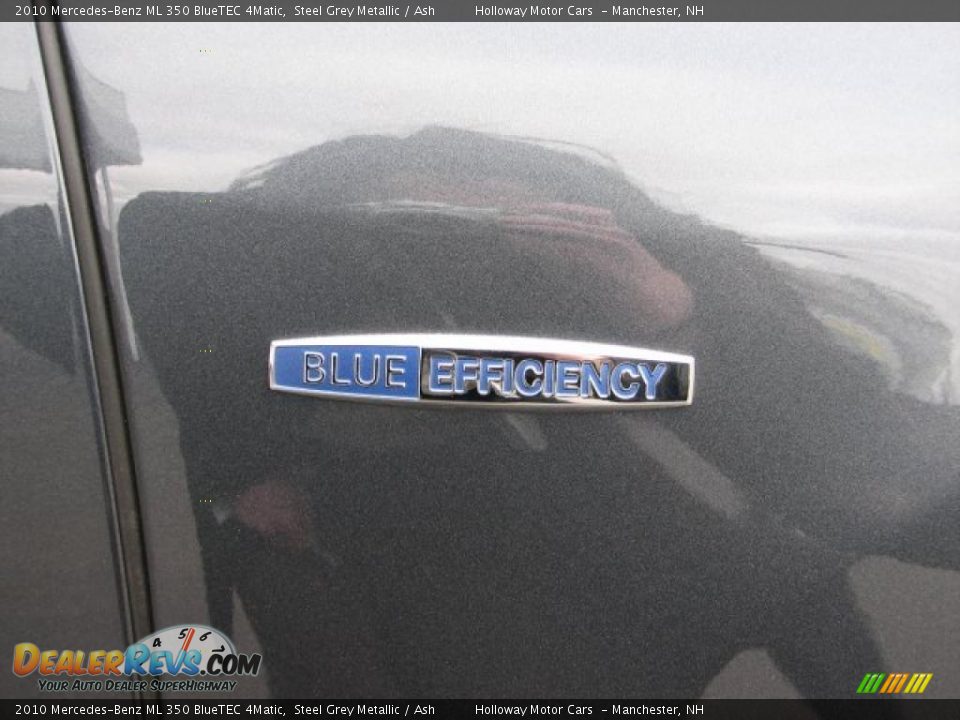 2010 Mercedes-Benz ML 350 BlueTEC 4Matic Steel Grey Metallic / Ash Photo #4