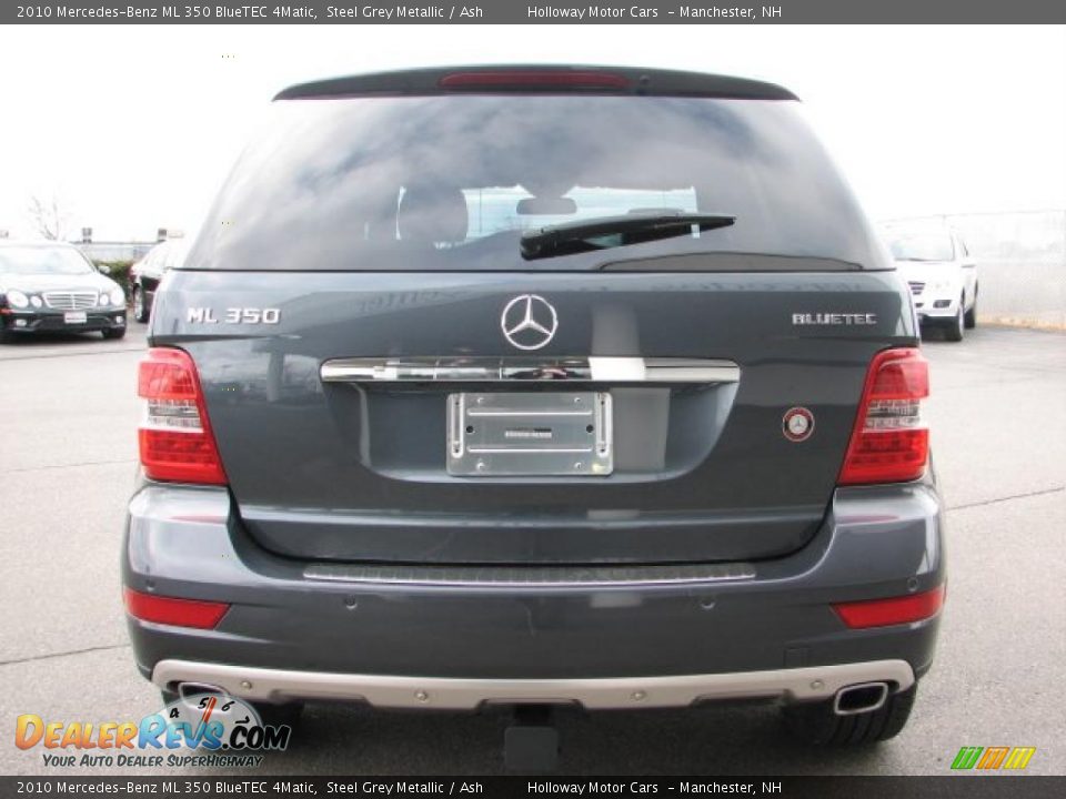 2010 Mercedes-Benz ML 350 BlueTEC 4Matic Steel Grey Metallic / Ash Photo #5