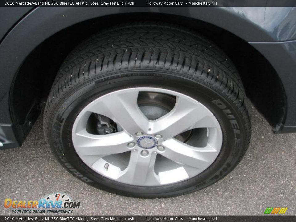 2010 Mercedes-Benz ML 350 BlueTEC 4Matic Steel Grey Metallic / Ash Photo #6