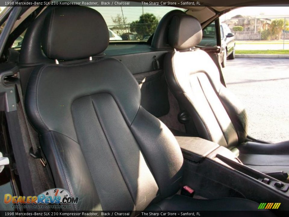 1998 Mercedes-Benz SLK 230 Kompressor Roadster Black / Charcoal Photo #14
