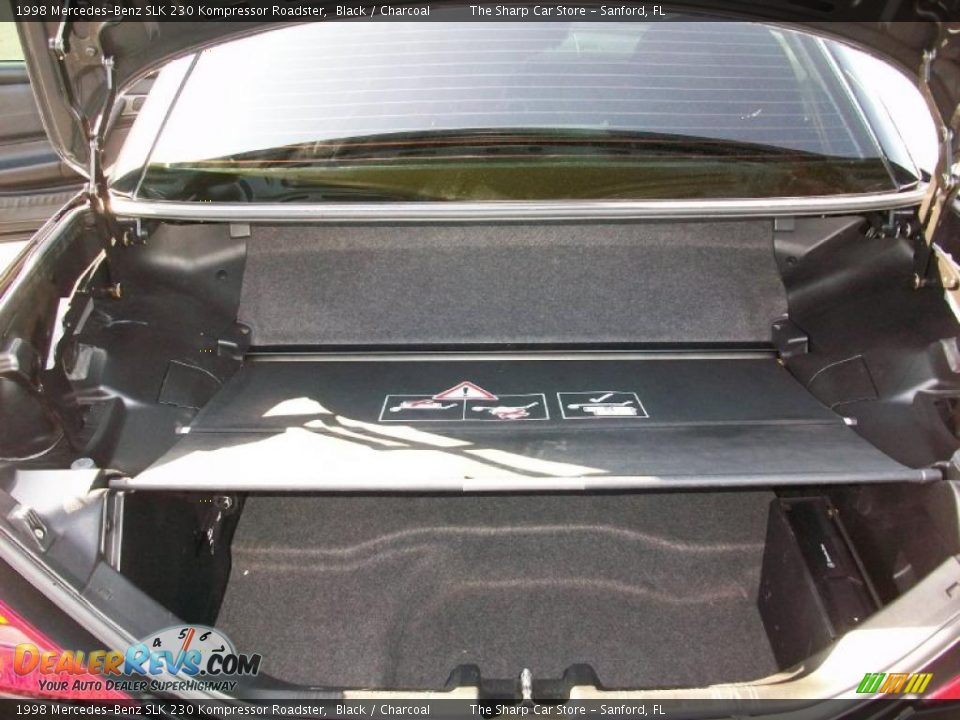 1998 Mercedes-Benz SLK 230 Kompressor Roadster Black / Charcoal Photo #15