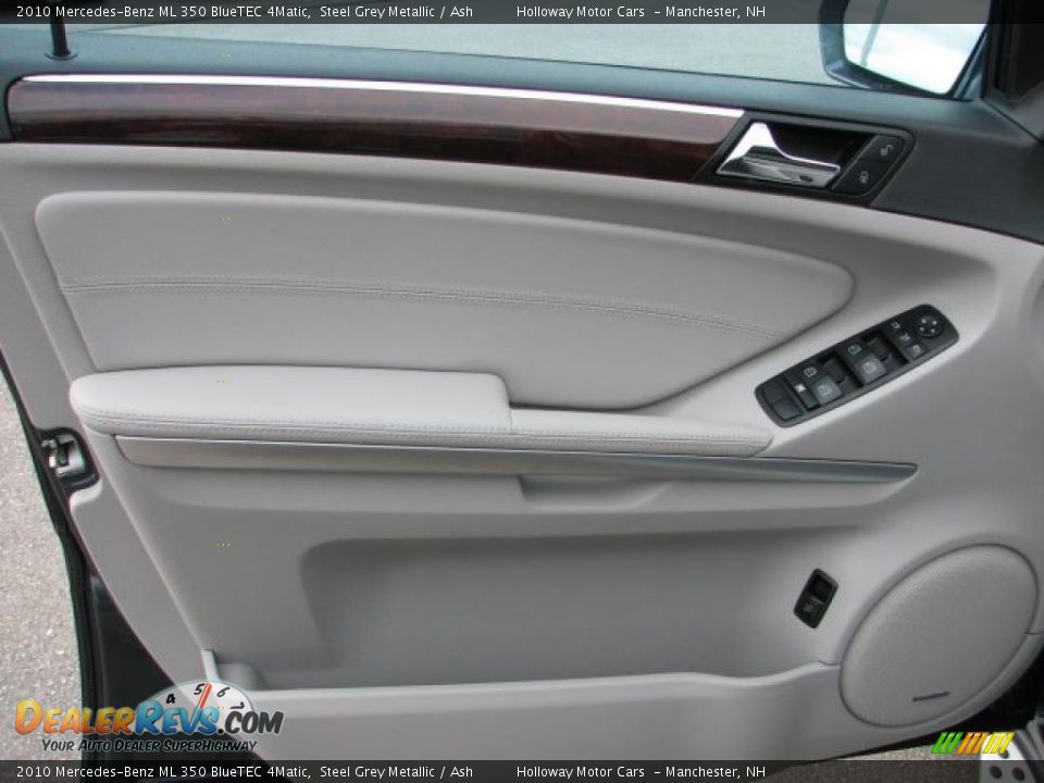 2010 Mercedes-Benz ML 350 BlueTEC 4Matic Steel Grey Metallic / Ash Photo #9