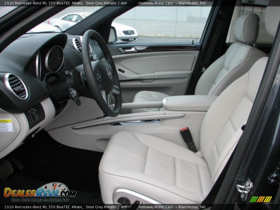 2010 Mercedes-Benz ML 350 BlueTEC 4Matic Steel Grey Metallic / Ash Photo #10