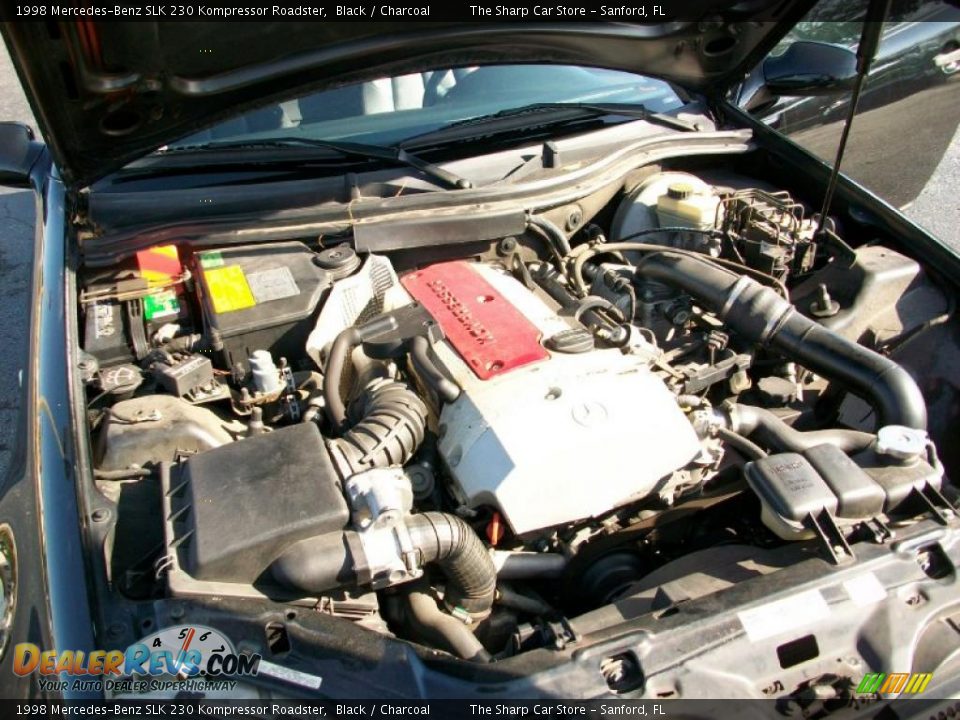 1998 Mercedes-Benz SLK 230 Kompressor Roadster Black / Charcoal Photo #18