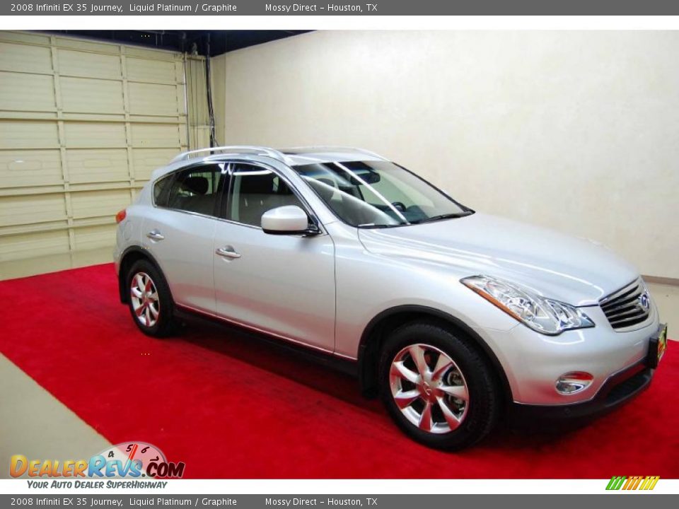 2008 Infiniti EX 35 Journey Liquid Platinum / Graphite Photo #1