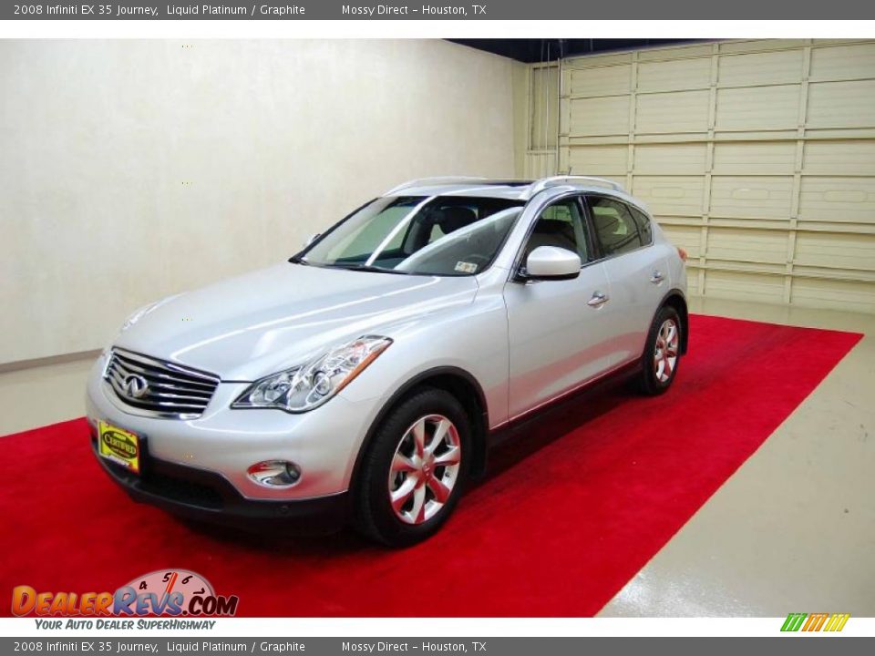 2008 Infiniti EX 35 Journey Liquid Platinum / Graphite Photo #3