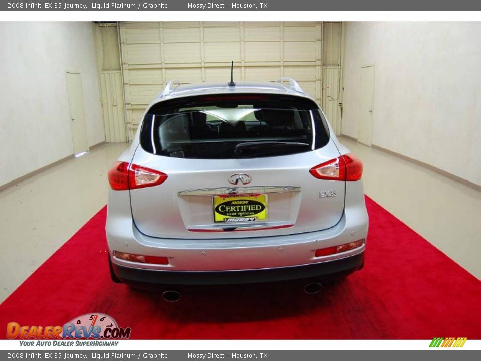 2008 Infiniti EX 35 Journey Liquid Platinum / Graphite Photo #5