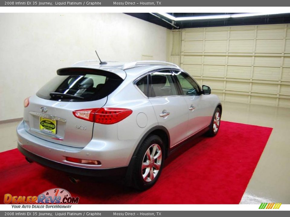 2008 Infiniti EX 35 Journey Liquid Platinum / Graphite Photo #6