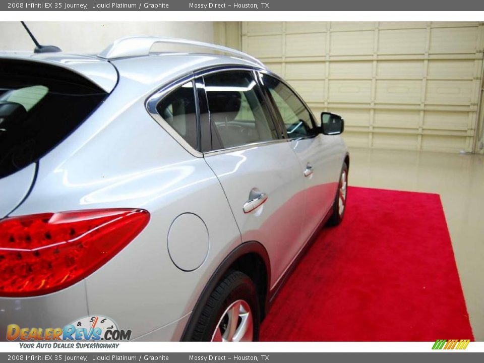 2008 Infiniti EX 35 Journey Liquid Platinum / Graphite Photo #7