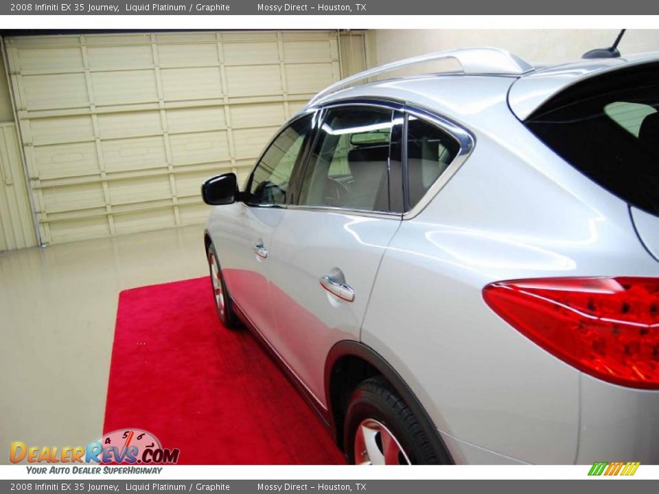 2008 Infiniti EX 35 Journey Liquid Platinum / Graphite Photo #9