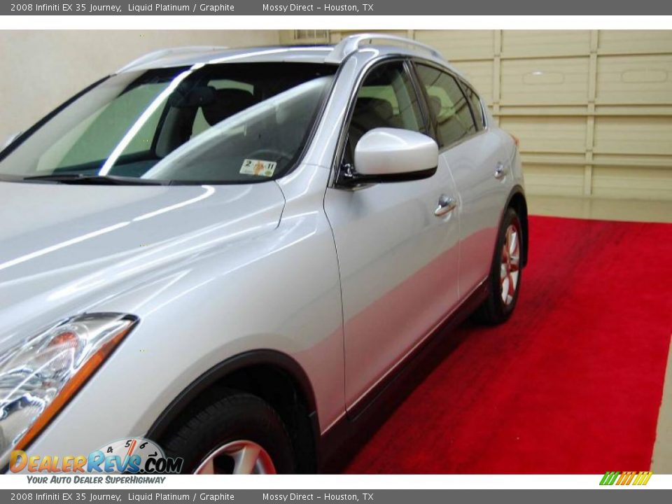 2008 Infiniti EX 35 Journey Liquid Platinum / Graphite Photo #12