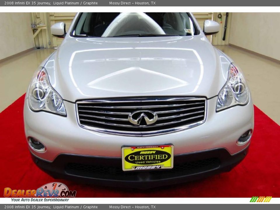 2008 Infiniti EX 35 Journey Liquid Platinum / Graphite Photo #13