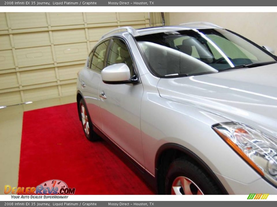 2008 Infiniti EX 35 Journey Liquid Platinum / Graphite Photo #14
