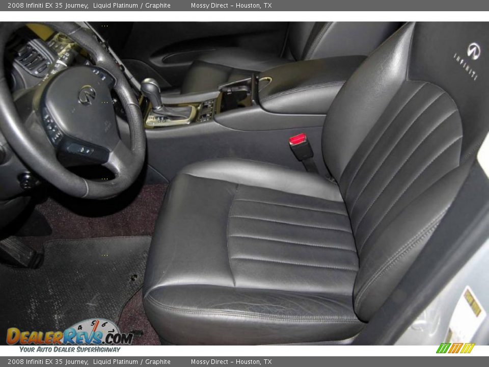 2008 Infiniti EX 35 Journey Liquid Platinum / Graphite Photo #16