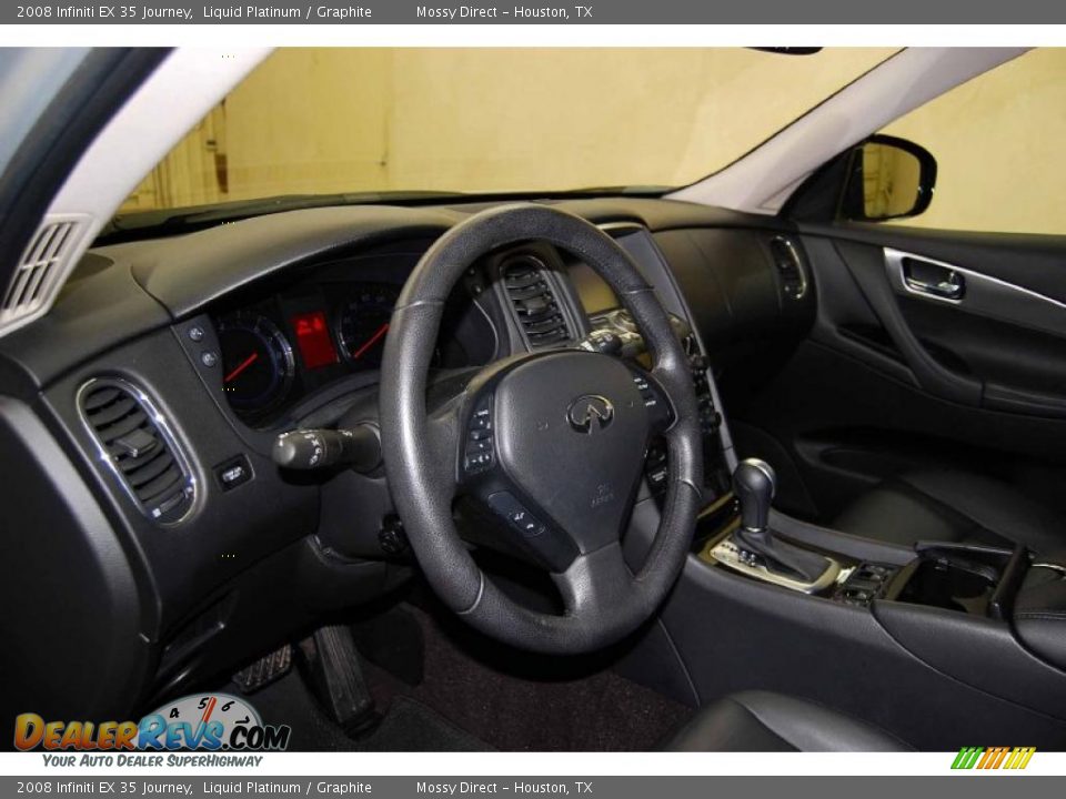 2008 Infiniti EX 35 Journey Liquid Platinum / Graphite Photo #17