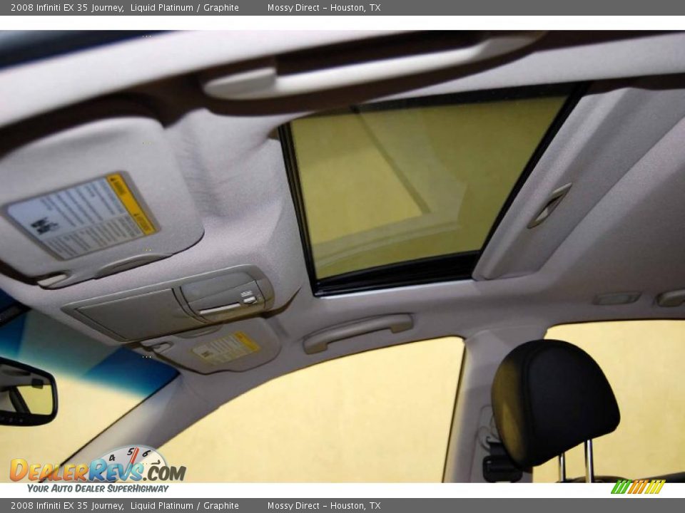 2008 Infiniti EX 35 Journey Liquid Platinum / Graphite Photo #18