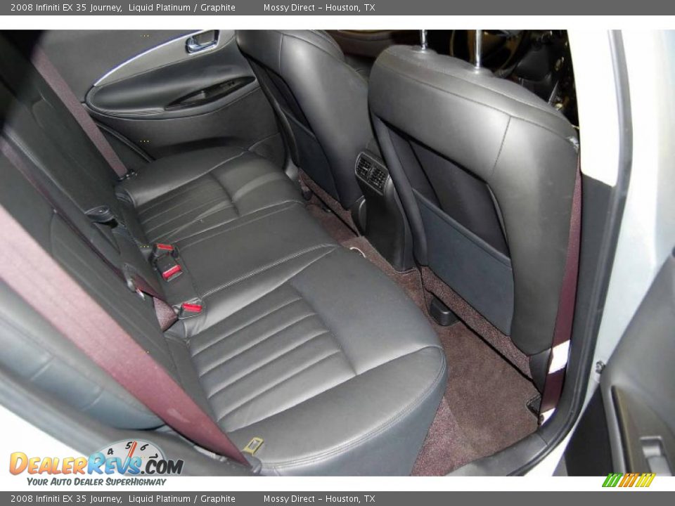 2008 Infiniti EX 35 Journey Liquid Platinum / Graphite Photo #24
