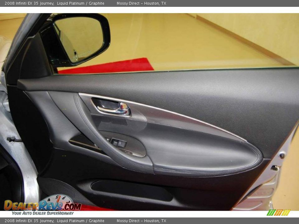 2008 Infiniti EX 35 Journey Liquid Platinum / Graphite Photo #25