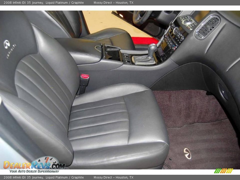 2008 Infiniti EX 35 Journey Liquid Platinum / Graphite Photo #26