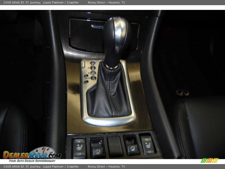 2008 Infiniti EX 35 Journey Liquid Platinum / Graphite Photo #28