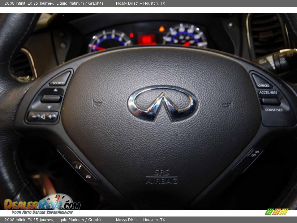 2008 Infiniti EX 35 Journey Liquid Platinum / Graphite Photo #30