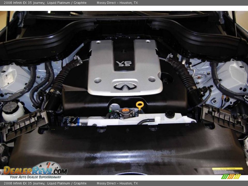 2008 Infiniti EX 35 Journey Liquid Platinum / Graphite Photo #32