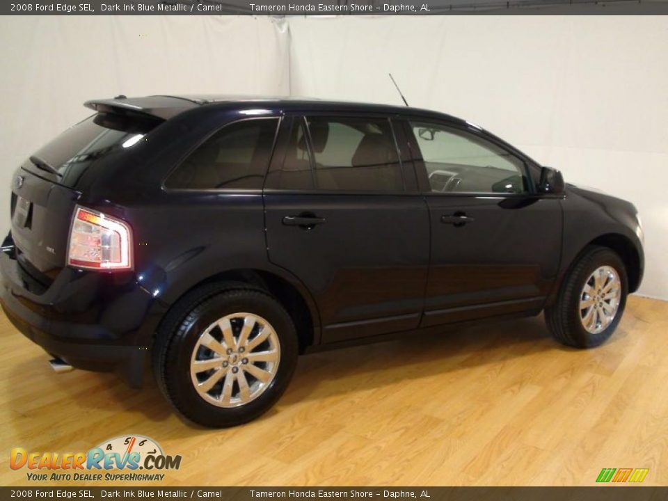 2008 Ford Edge SEL Dark Ink Blue Metallic / Camel Photo #10