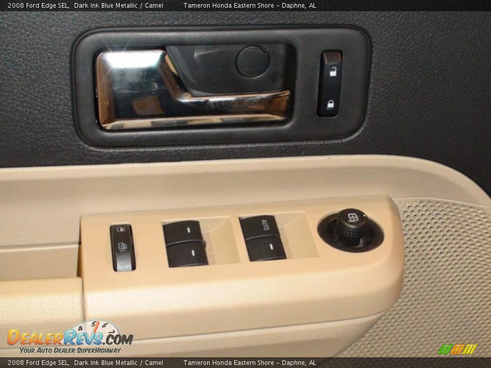 2008 Ford Edge SEL Dark Ink Blue Metallic / Camel Photo #14