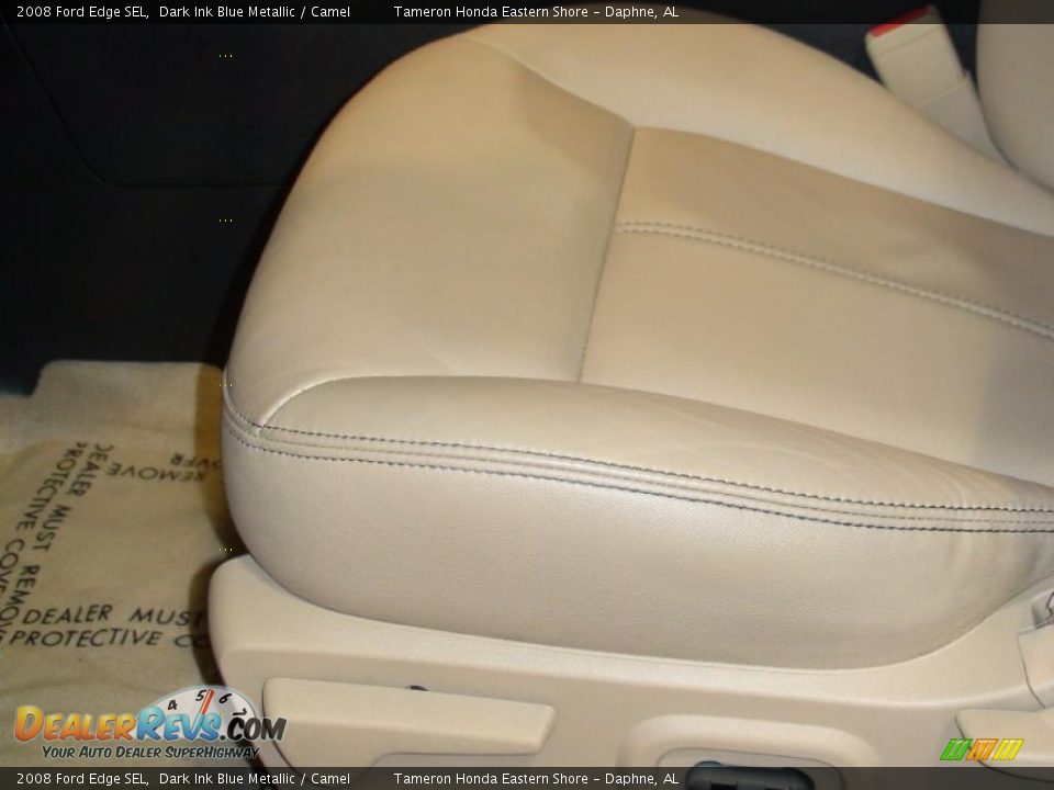 2008 Ford Edge SEL Dark Ink Blue Metallic / Camel Photo #15