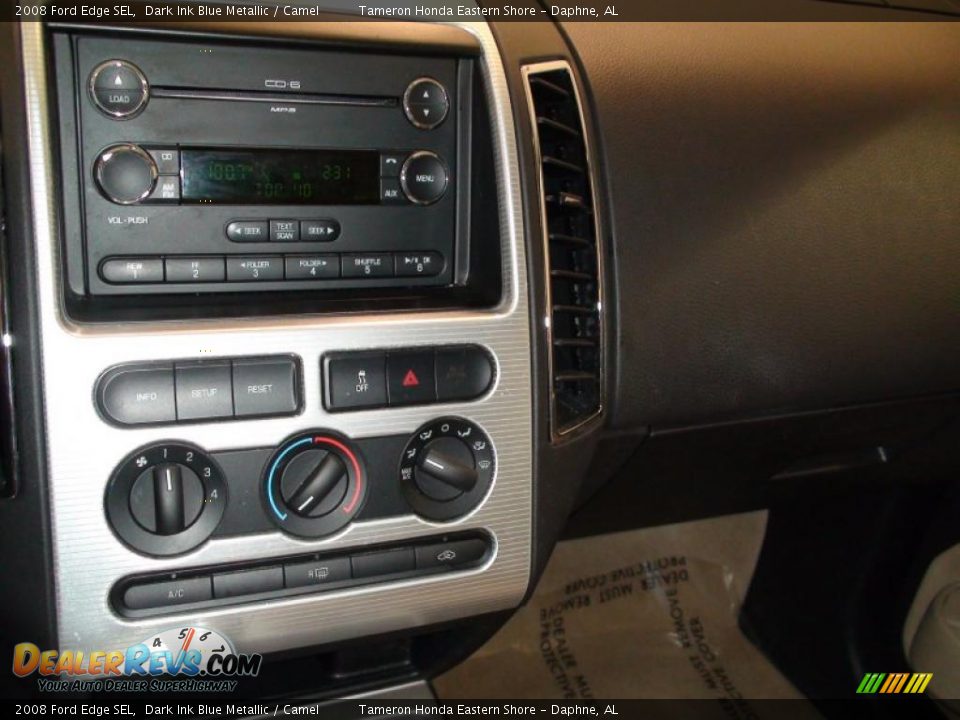 2008 Ford Edge SEL Dark Ink Blue Metallic / Camel Photo #19