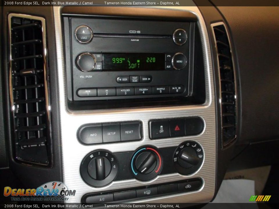 2008 Ford Edge SEL Dark Ink Blue Metallic / Camel Photo #20