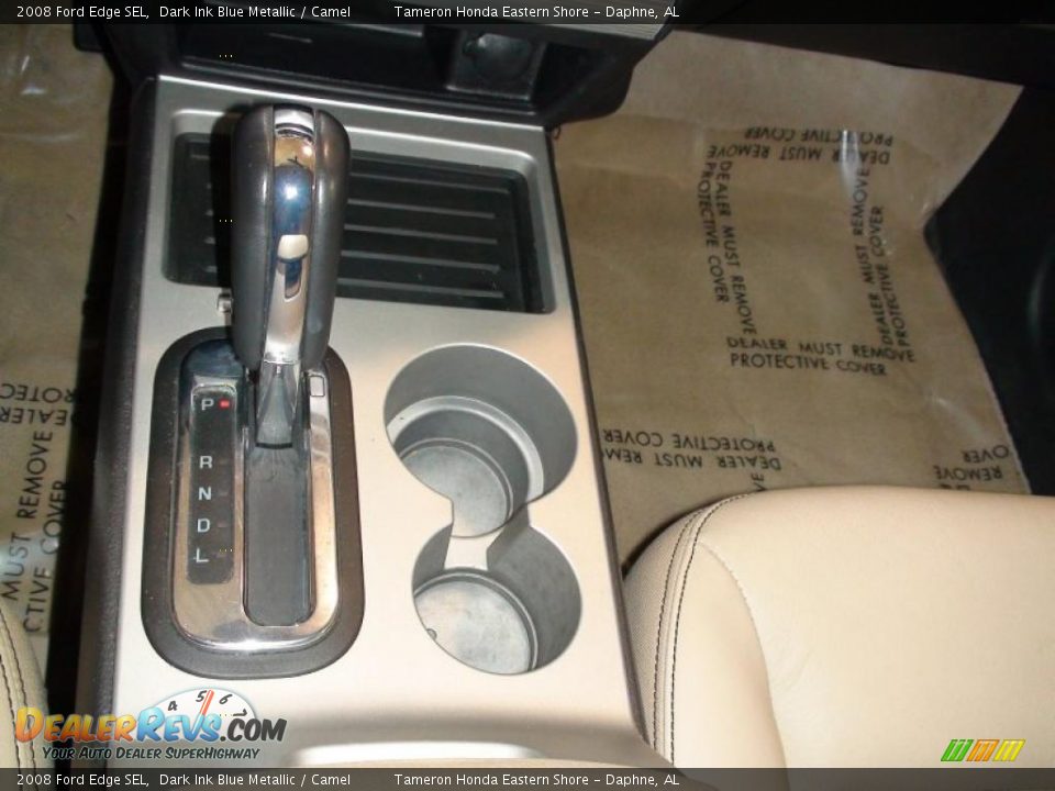 2008 Ford Edge SEL Dark Ink Blue Metallic / Camel Photo #22