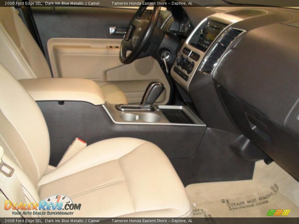 2008 Ford Edge SEL Dark Ink Blue Metallic / Camel Photo #23