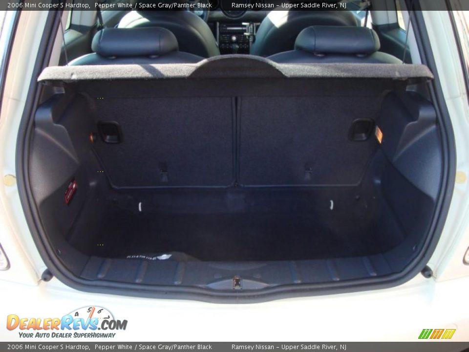 2006 Mini Cooper S Hardtop Pepper White / Space Gray/Panther Black Photo #30