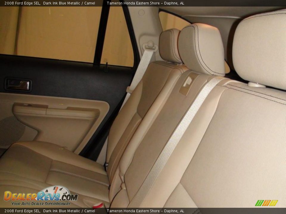 2008 Ford Edge SEL Dark Ink Blue Metallic / Camel Photo #26