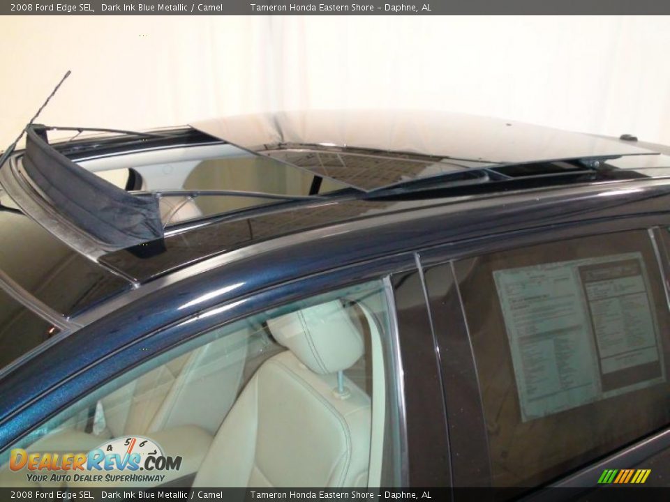 2008 Ford Edge SEL Dark Ink Blue Metallic / Camel Photo #29