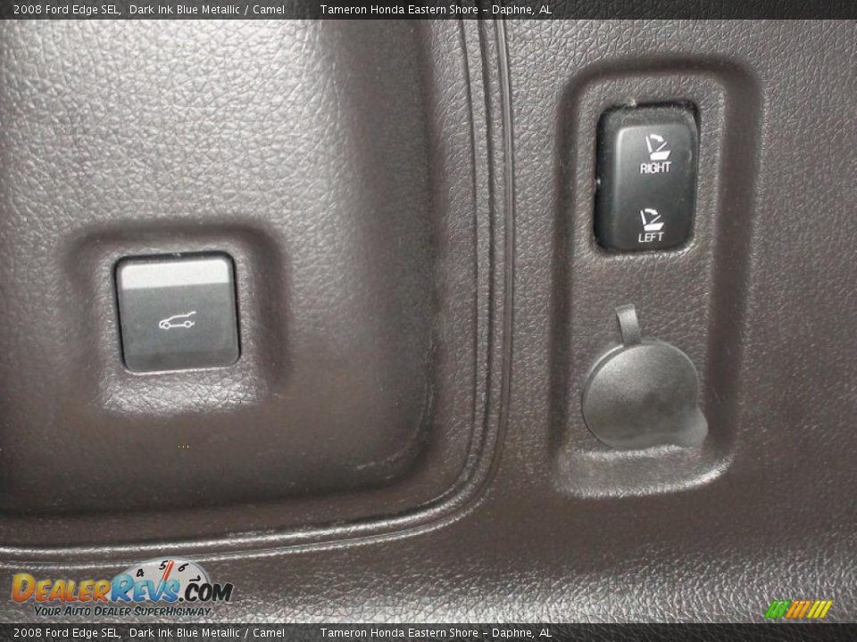 2008 Ford Edge SEL Dark Ink Blue Metallic / Camel Photo #35
