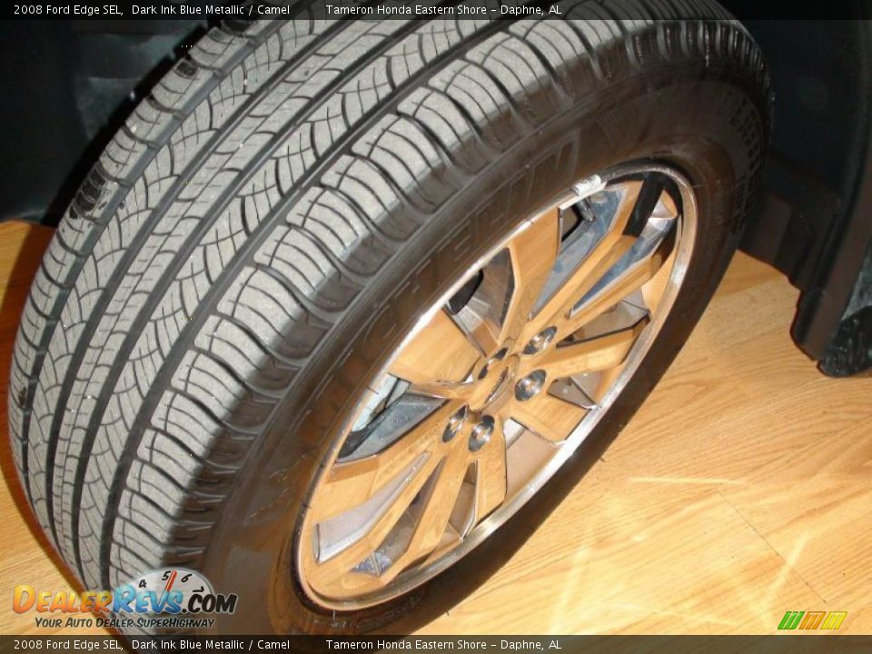2008 Ford Edge SEL Dark Ink Blue Metallic / Camel Photo #36
