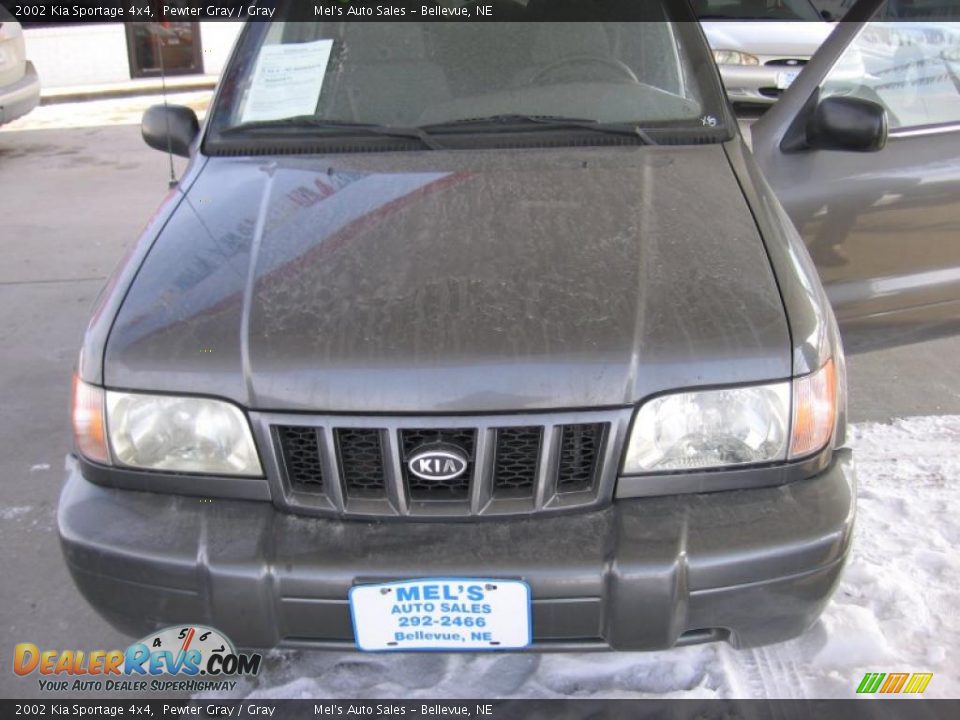 2002 Kia Sportage 4x4 Pewter Gray / Gray Photo #1