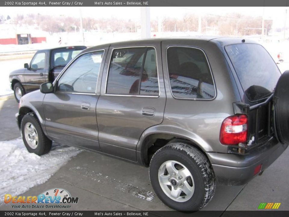 2002 Kia Sportage 4x4 Pewter Gray / Gray Photo #2