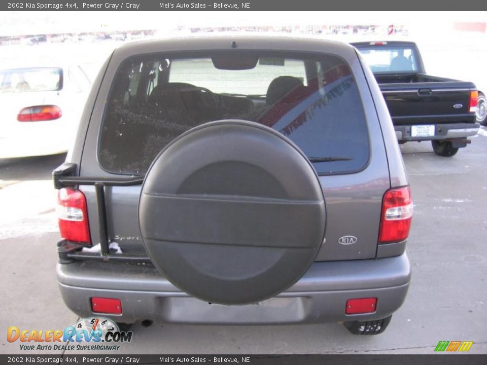 2002 Kia Sportage 4x4 Pewter Gray / Gray Photo #3