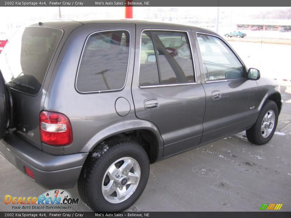 2002 Kia Sportage 4x4 Pewter Gray / Gray Photo #4
