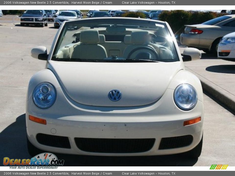 2006 Volkswagen New Beetle 2.5 Convertible Harvest Moon Beige / Cream Photo #20