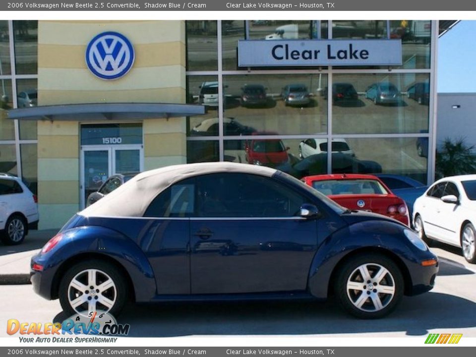 2006 Volkswagen New Beetle 2.5 Convertible Shadow Blue / Cream Photo #11