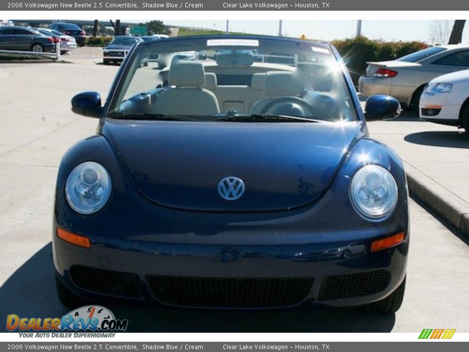 2006 Volkswagen New Beetle 2.5 Convertible Shadow Blue / Cream Photo #16