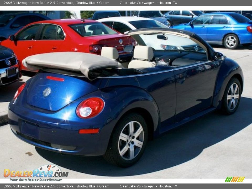 2006 Volkswagen New Beetle 2.5 Convertible Shadow Blue / Cream Photo #21
