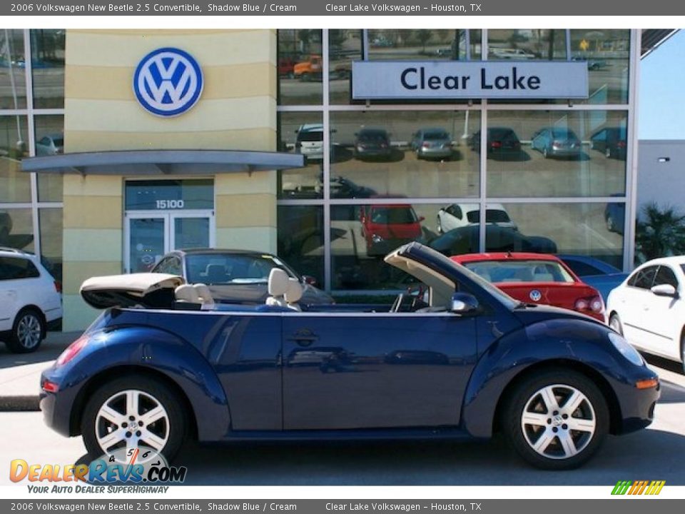 2006 Volkswagen New Beetle 2.5 Convertible Shadow Blue / Cream Photo #22